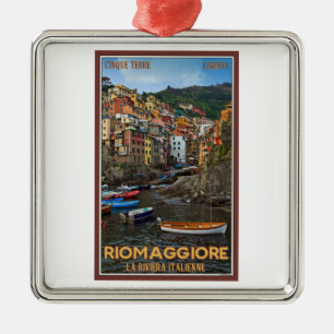 Cinque Terre - Riomaggiore Metal Ornament