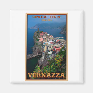 Cinque Terre - Vernazza from Above Magnet