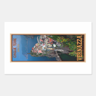 Cinque Terre - Vernazza from Above Sticker