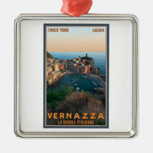 Cinque Terre - Vernazza Metal Ornament