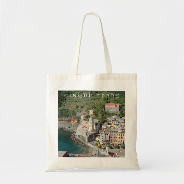 Cinque Terre Vernazza view tote bag (Front)