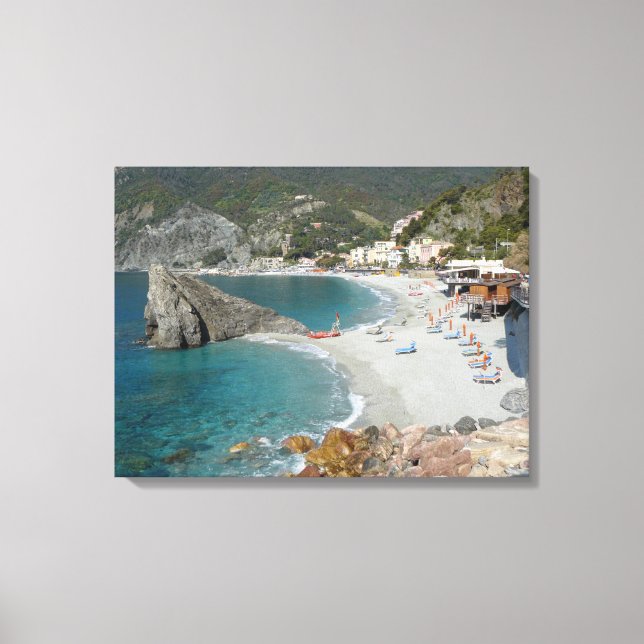 Cinqueterre Monterosso view canvas print (Front)