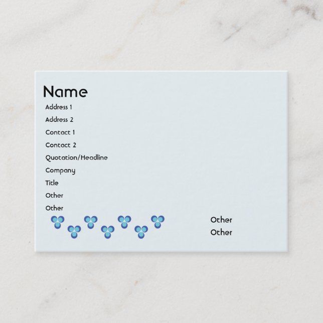 Cintemani - Chubby Business Card (Front)