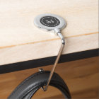 Monogramme chic blanc noir personnel