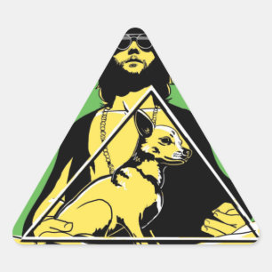 Cipes and the People shape sticker