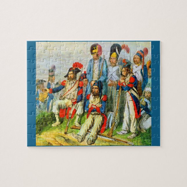 circa 1796 Napoleon’s soldiers Jigsaw Puzzle (Horizontal)