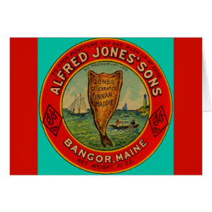 circa 1900 Alfred Jones Sons Finnan Haddie label