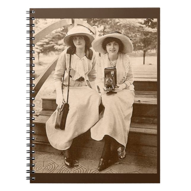 circa 1910 camera girls notebook (Front)