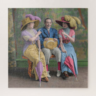 circa 1910 vaudeville performers jigsaw puzzle