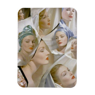 circa 1940 beautiful women magnet