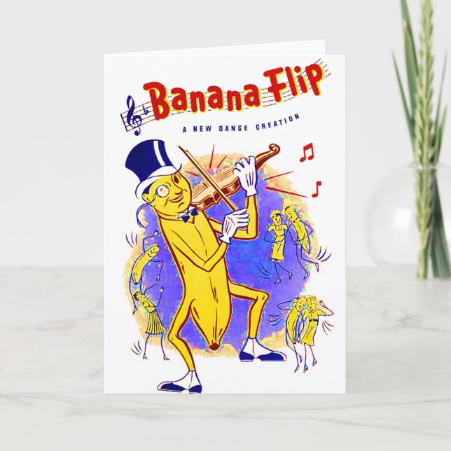circa 1950 Banana Flip sheet music cover Card (Front)