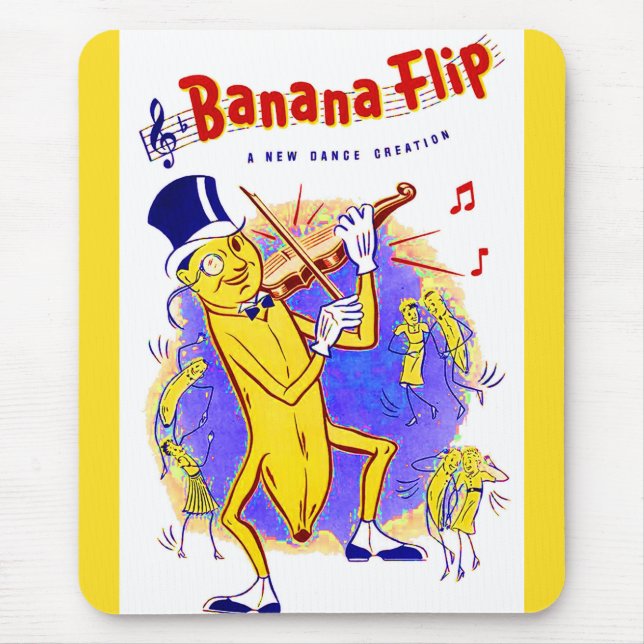 circa 1950 Banana Flip sheet music cover Mouse Pad (Front)