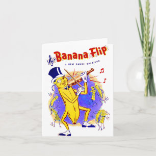 circa 1950 Banana Flip sheet music cover Note Card