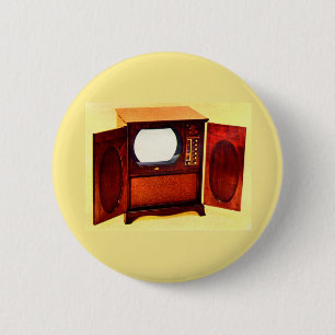 circa 1950 television set no. 1 2 inch round button