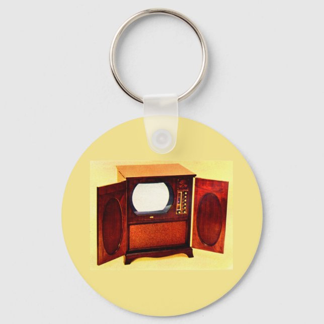 circa 1950 television set no. 1 keychain (Front)