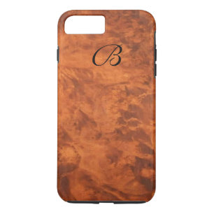 Circassian Walnut Burl iPhone7 Plus case*monogram* iPhone 8 Plus/7 Plus Case
