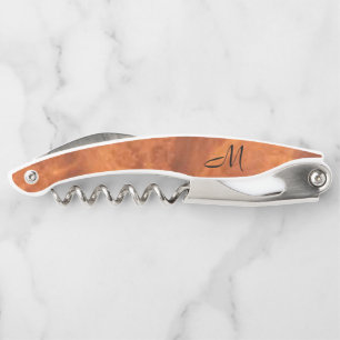 Circassian walnut burl wood look *Monogram*  Corkscrew