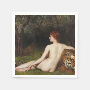 Circe (Beautiful Divine Woman) (by John Collier) Napkin