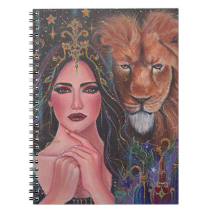 Circe goddess Stretched Canvas Print by Renee Notebook