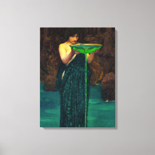 Circe Invidiosa, 1892 by John William Waterhouse Canvas Print