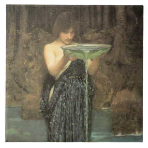 Circe Invidiosa By J W Waterhouse 1892 Tile