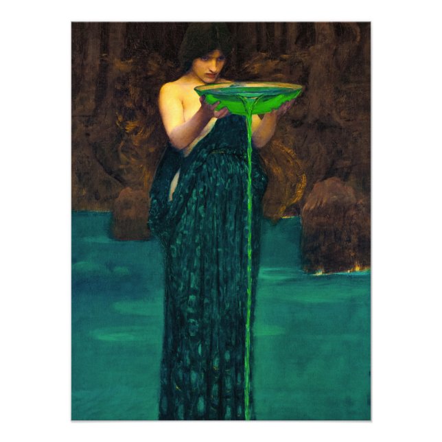 Circe Invidiosa by John William Waterhouse Photo Print (Front)