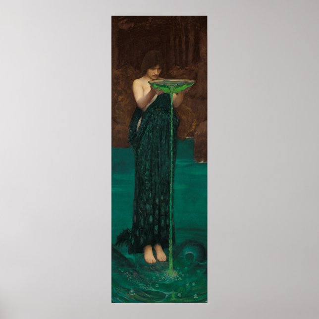 Circe Invidiosa by John William Waterhouse Poster (Front)