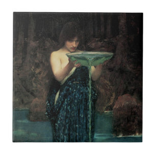 Circe Invidiosa by John William Waterhouse Tile