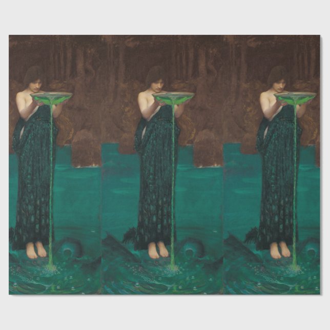 Circe Invidiosa John William Waterhouse Wrapping Paper (Flat)