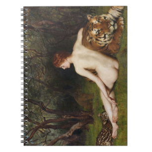 Circe (Magical Goddess and Cats) (by John Collier) Notebook