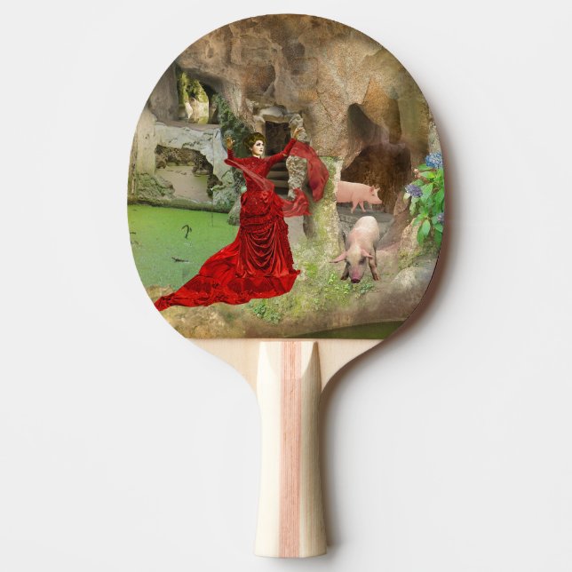 Circe na Quinta da Regaleira Ping Pong Paddle (Front)