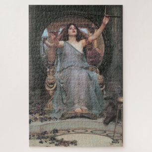 Circe Offering Cup to Ulysses Waterhouse Jigsaw Puzzle
