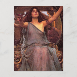 "Circe Offering the Cup to Odysseus" Postcard