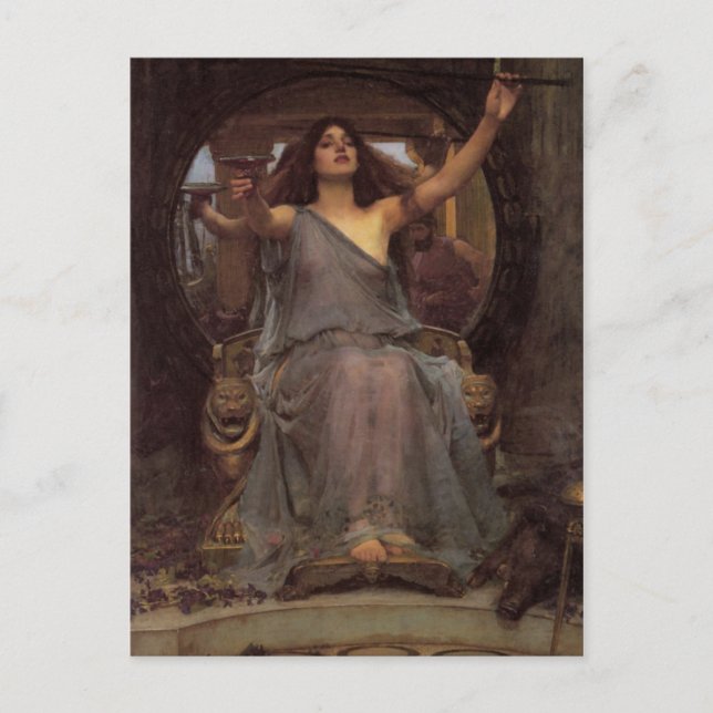 Circe Offering the Cup to Odysseus Postcard (Front)