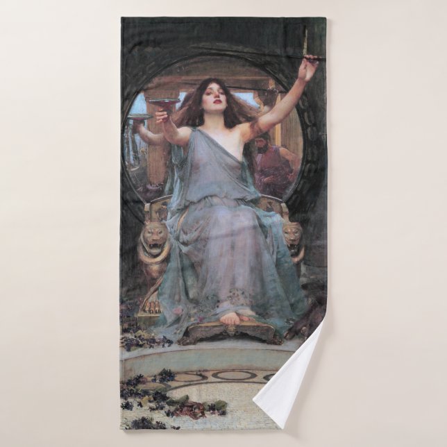Circe Offering the Cup to Odysseus, Waterhouse (Serviette de bain)