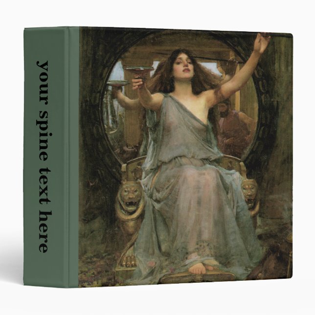 Circe Offering the Cup to Ulysses by JW Waterhouse Binder (Front/Spine)