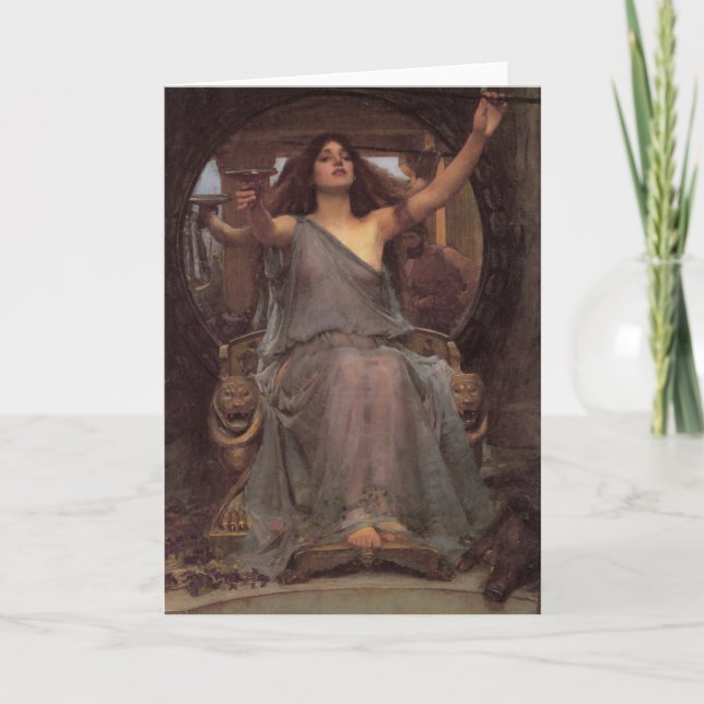 Circe Offering the Cup to Ulysses Card (Front)