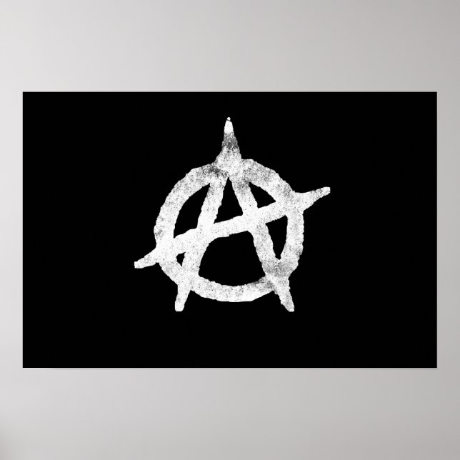 'circle a' anarchy symbol poster (Front)
