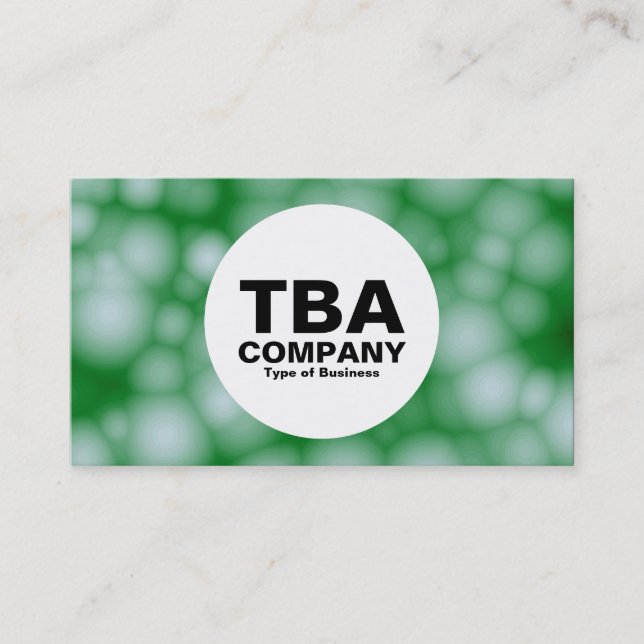 Circle - Abstract Cotton Wool Business Card (Front)