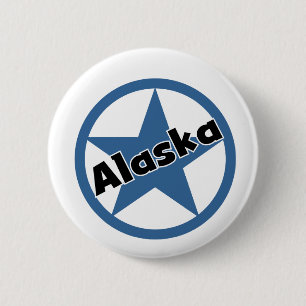 Circle Alaska 2 Inch Round Button