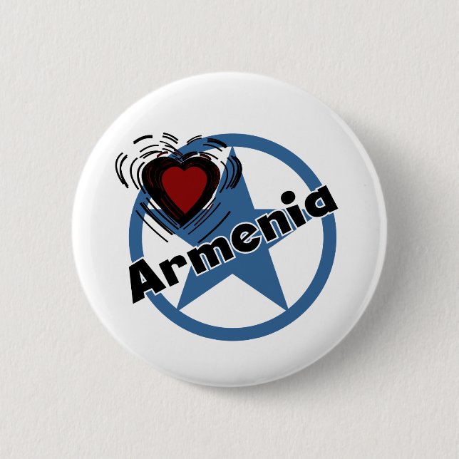 Circle Armenia 2 Inch Round Button (Front)