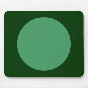 Circle - Army Green and Dk Green Mouse Pad