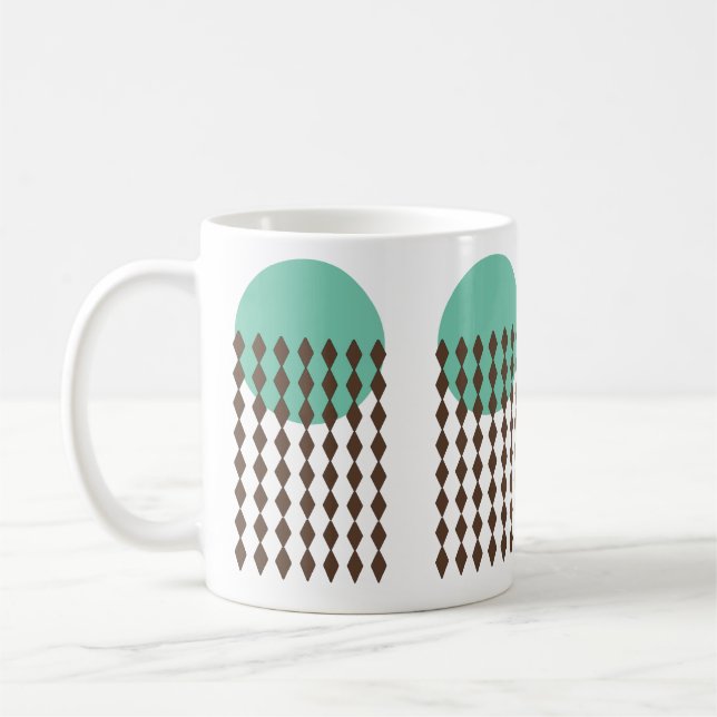 Circle Art Coffee Mug (Left)
