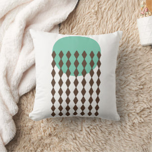 Circle Art Throw Pillow