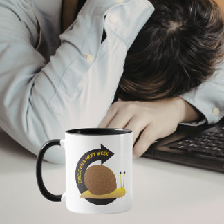 Circle back next week mug