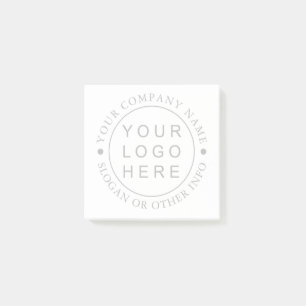 Circle Business Logo Custom Post-it Notes