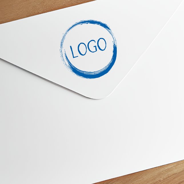Circle Business Logo Promo Self-inking Stamp (Creator Uploaded)