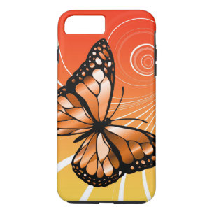 Circle Butterfly Design iPhone 8 Plus/7 Plus Case