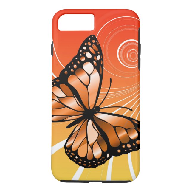 Circle Butterfly Design Case-Mate iPhone Case (Back)