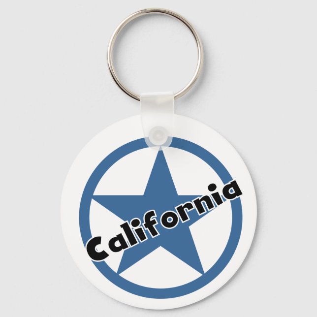 Circle California Keychain (Front)